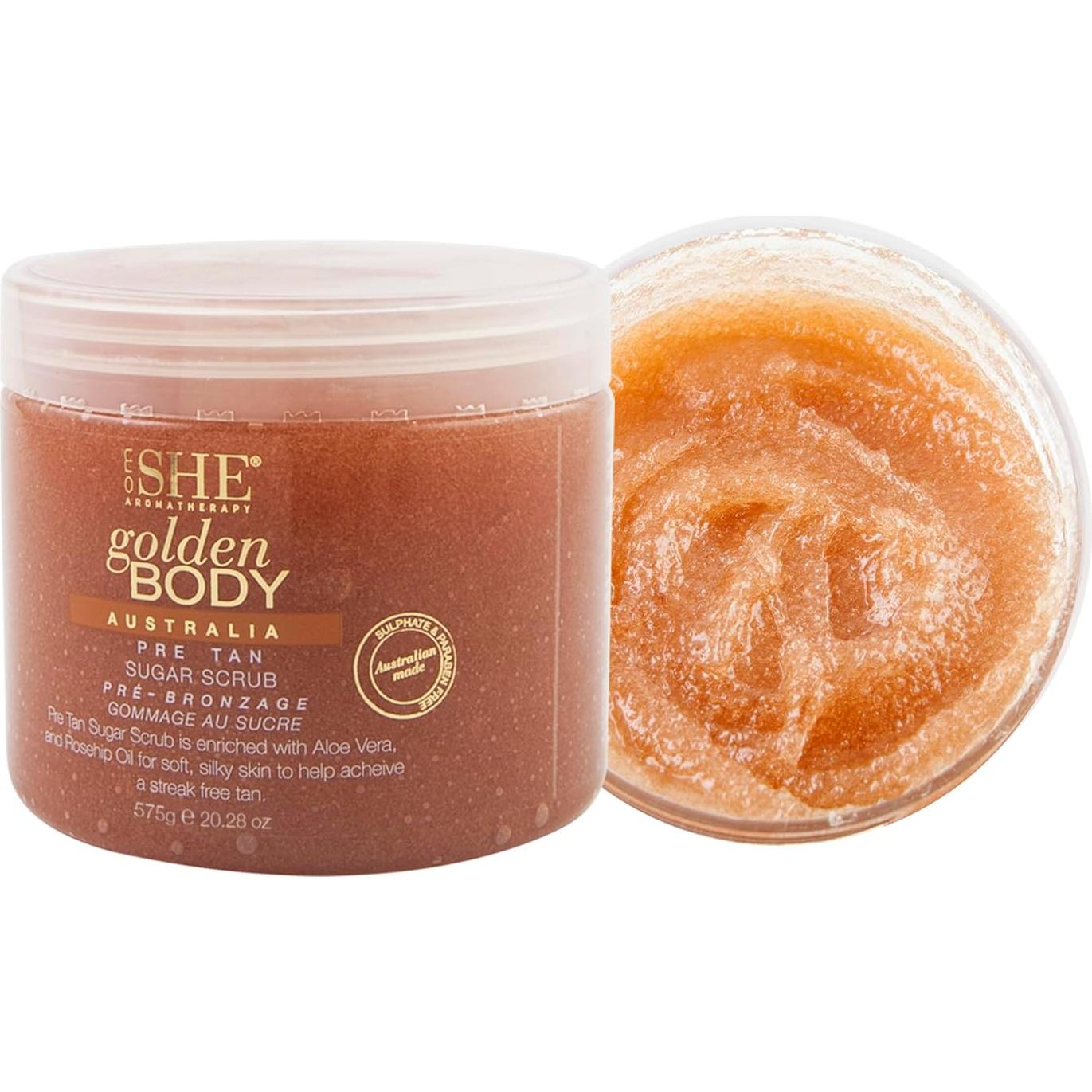 Exfoliante de Azúcar Dorado para Cuerpo OM SHE 570g