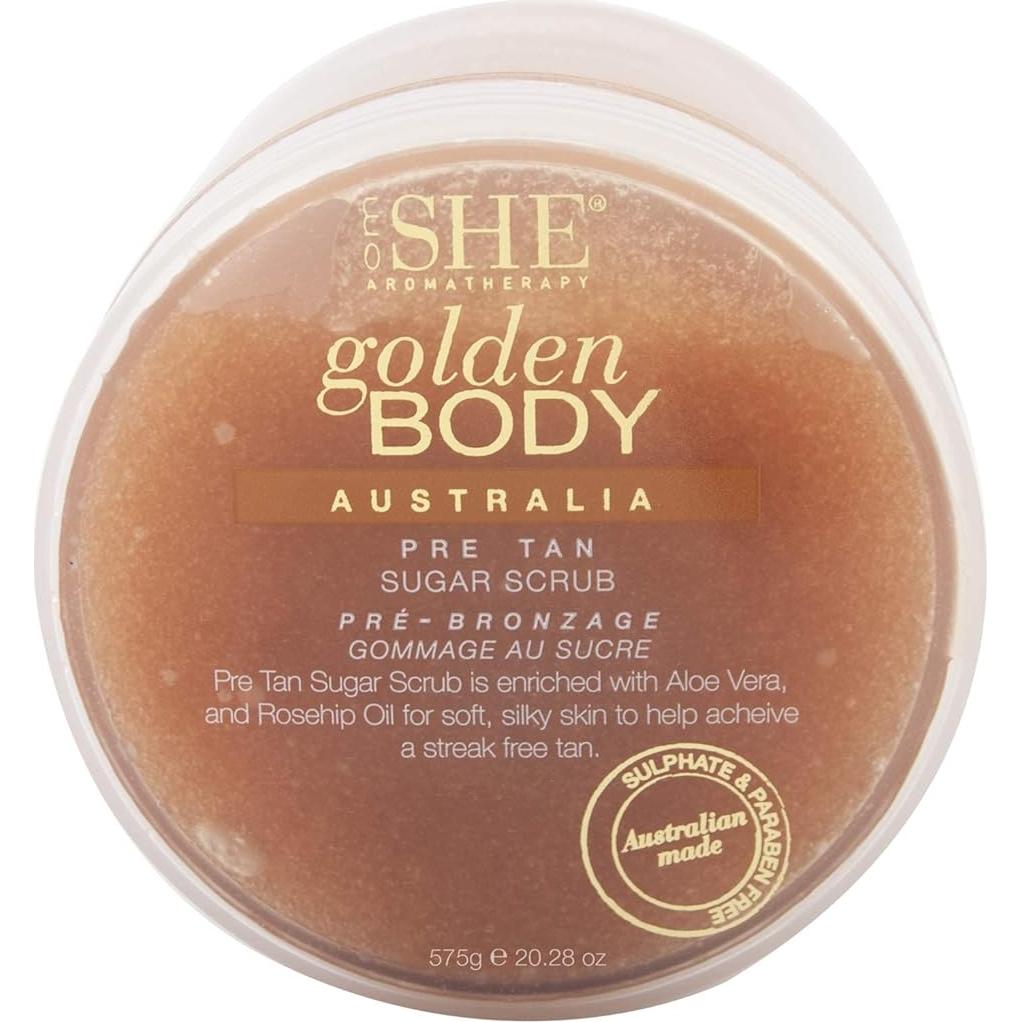 Exfoliante de Azúcar Dorado para Cuerpo OM SHE 570g