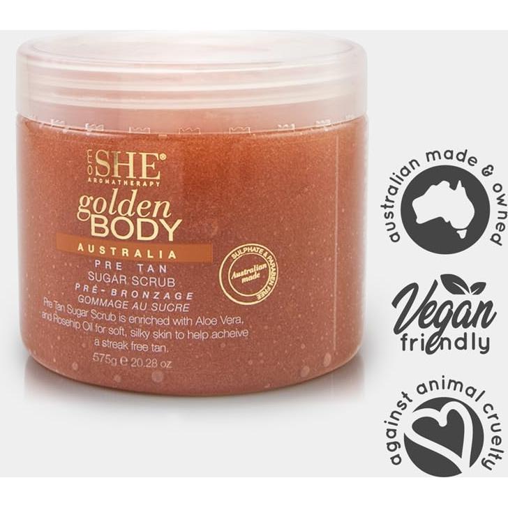 Exfoliante de Azúcar Dorado para Cuerpo OM SHE 570g