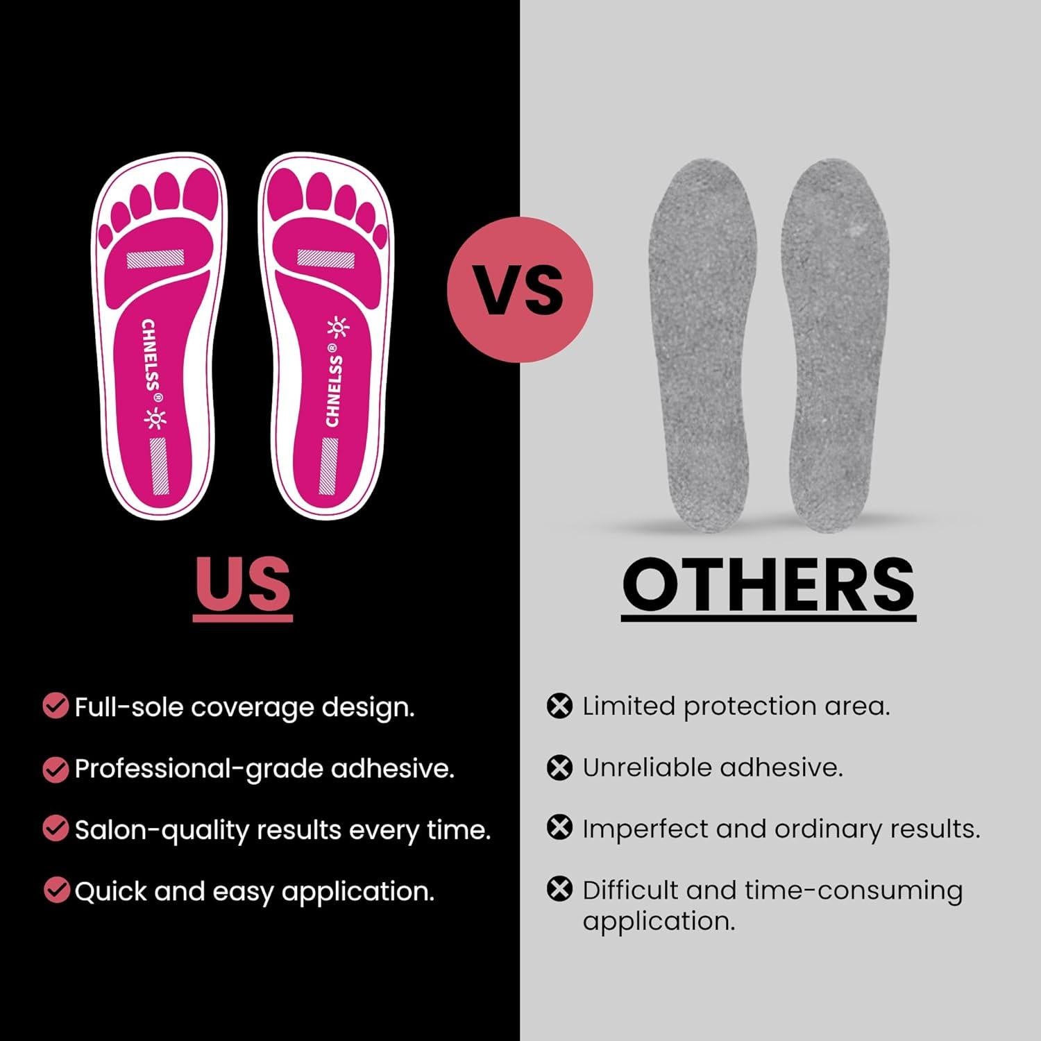 Almohadillas desechables para pies MoLiQ - 25 pares para bronceado