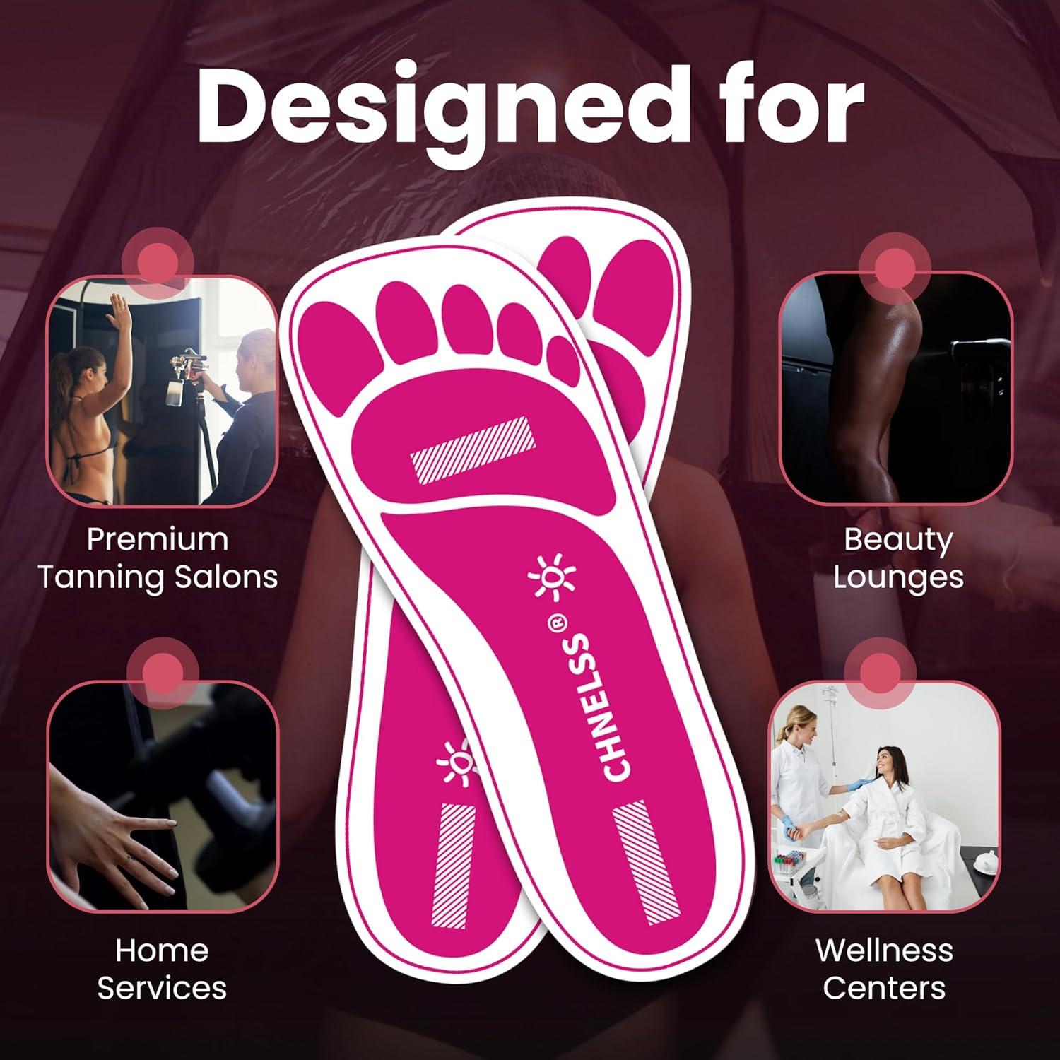 Almohadillas desechables para pies MoLiQ - 25 pares para bronceado