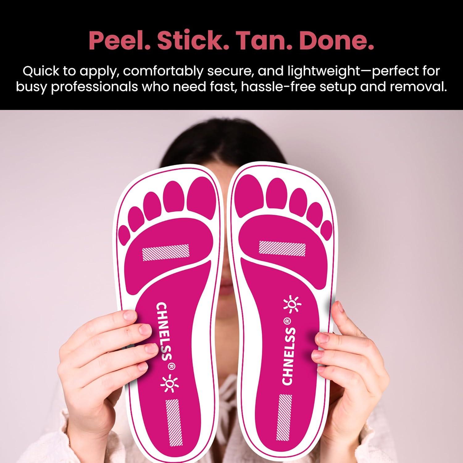 Almohadillas desechables para pies MoLiQ - 25 pares para bronceado