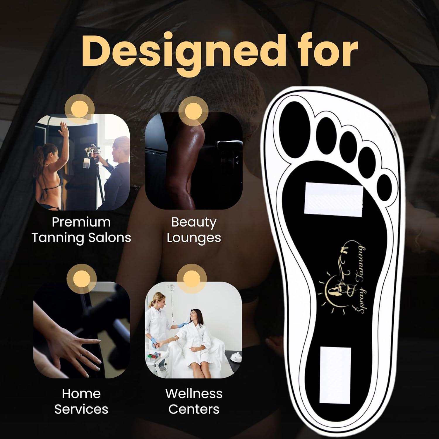 120 Pares Almohadillas Desechables Bronceado Spray HeeStar