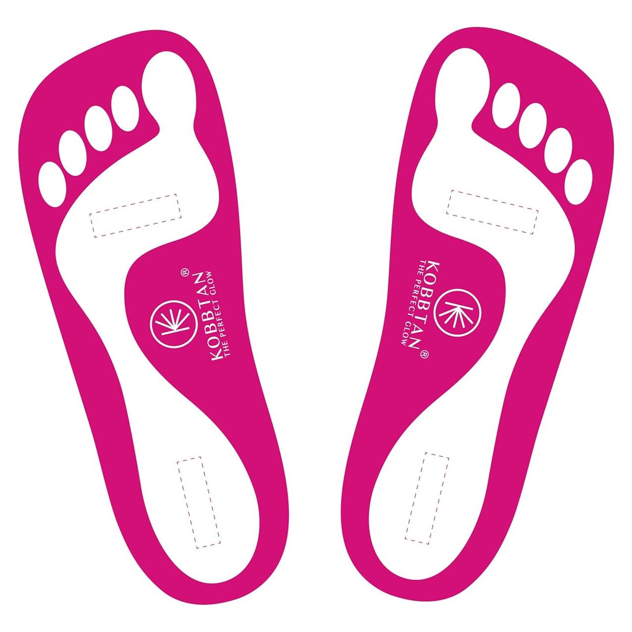 Almohadillas desechables para pies KOBBTAN 25 pares rojas