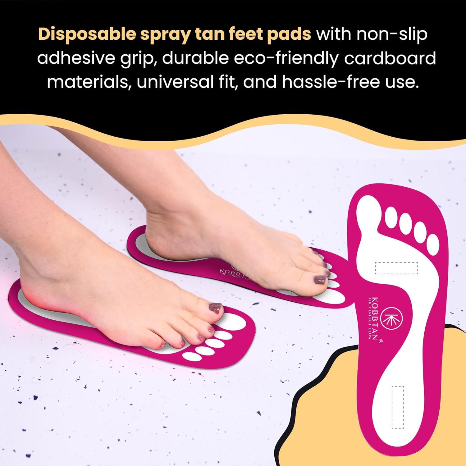 Almohadillas desechables para pies KOBBTAN 25 pares rojas