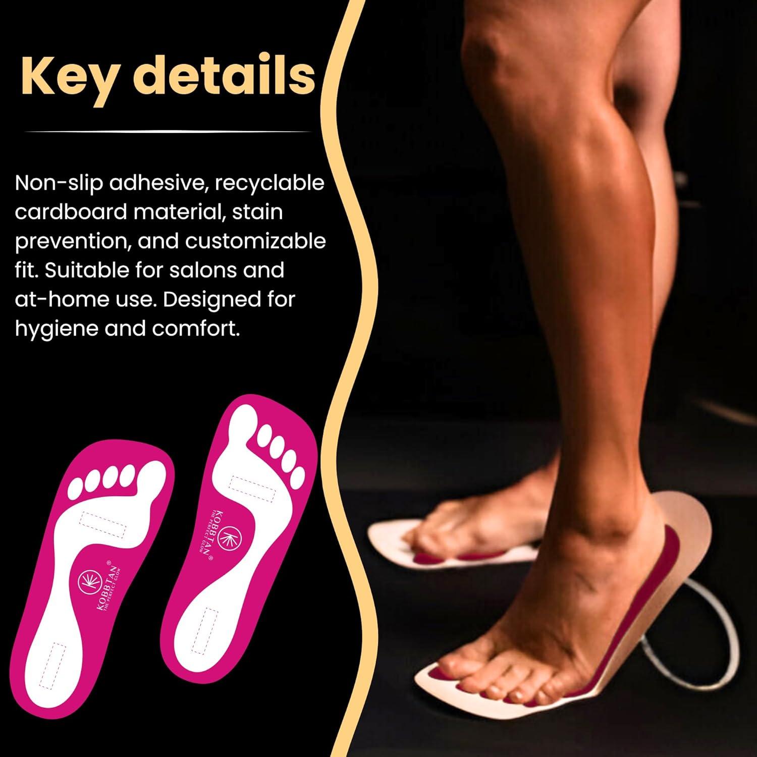 Almohadillas desechables para pies KOBBTAN 25 pares rojas