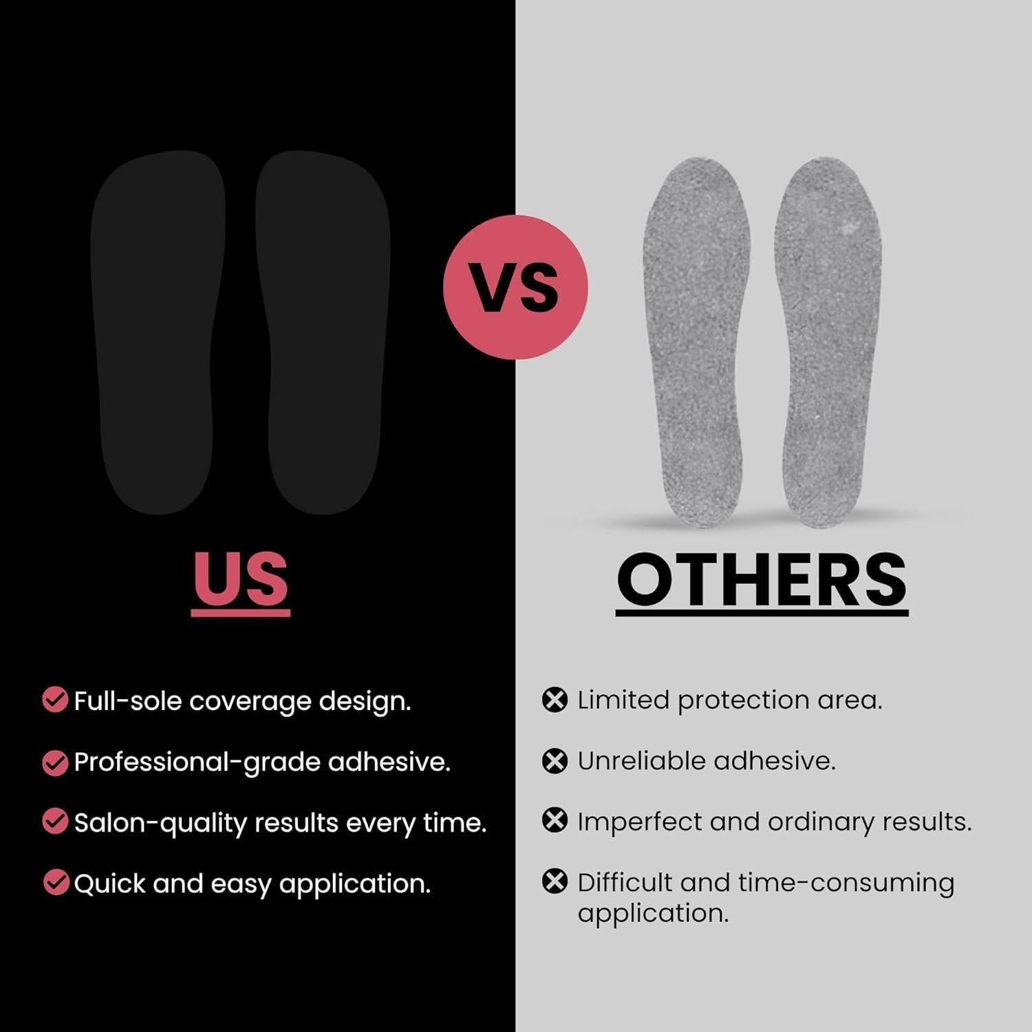 Protectores desechables para pies bronceado en spray MOLITOWN 40 pares