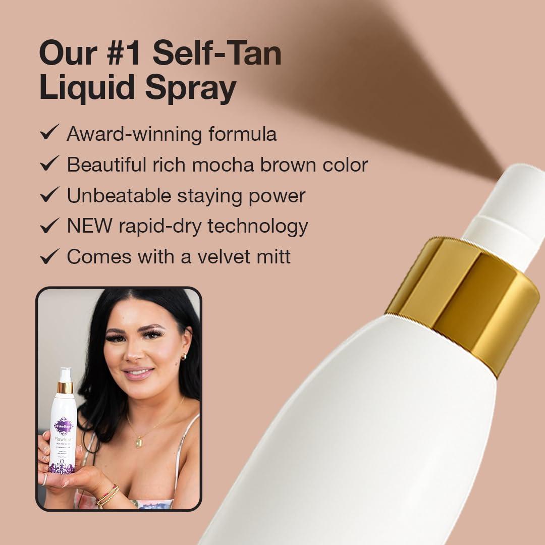 Fake Bake Autobronceador Líquido 170 g - Brillo Natural Duradero