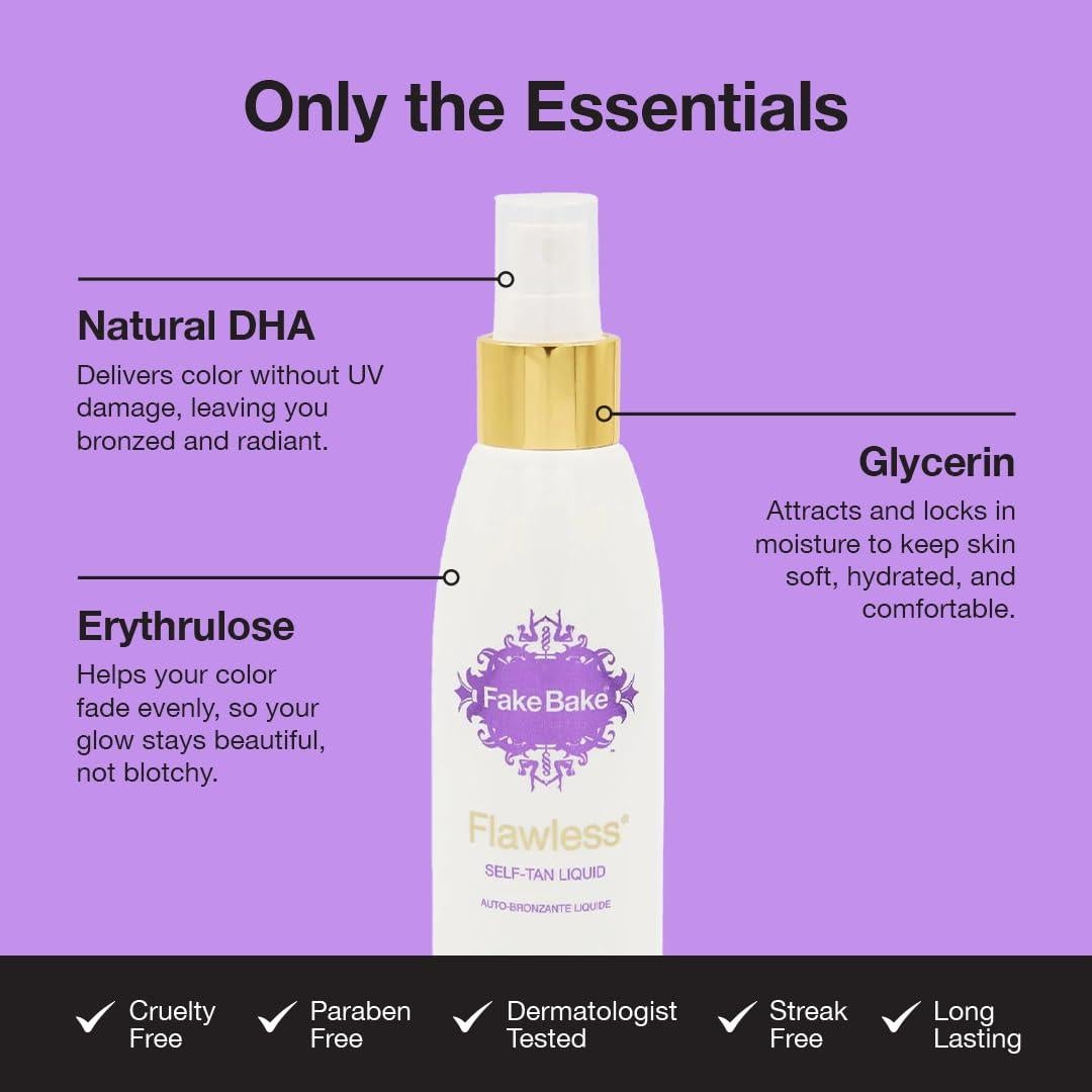 Fake Bake Autobronceador Líquido 170 g - Brillo Natural Duradero