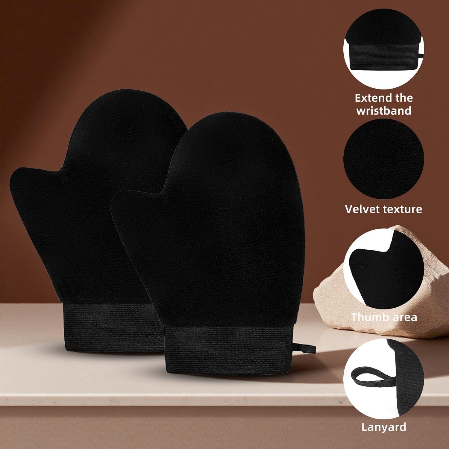 Set de 2 Mitones de Autotanning OKOSTAMM - Lavables y Reutilizables