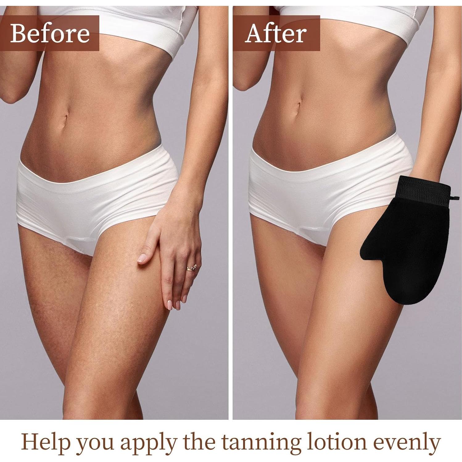 Set de 2 Mitones de Autotanning OKOSTAMM - Lavables y Reutilizables