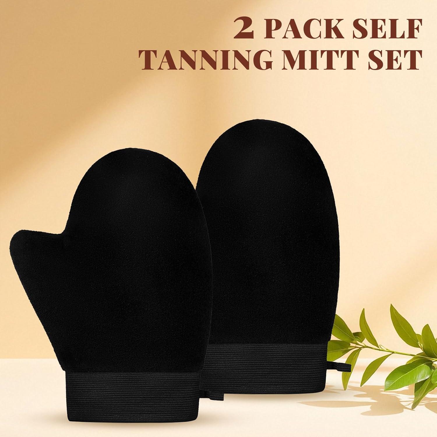 Set de 2 Mitones de Autotanning OKOSTAMM - Lavables y Reutilizables