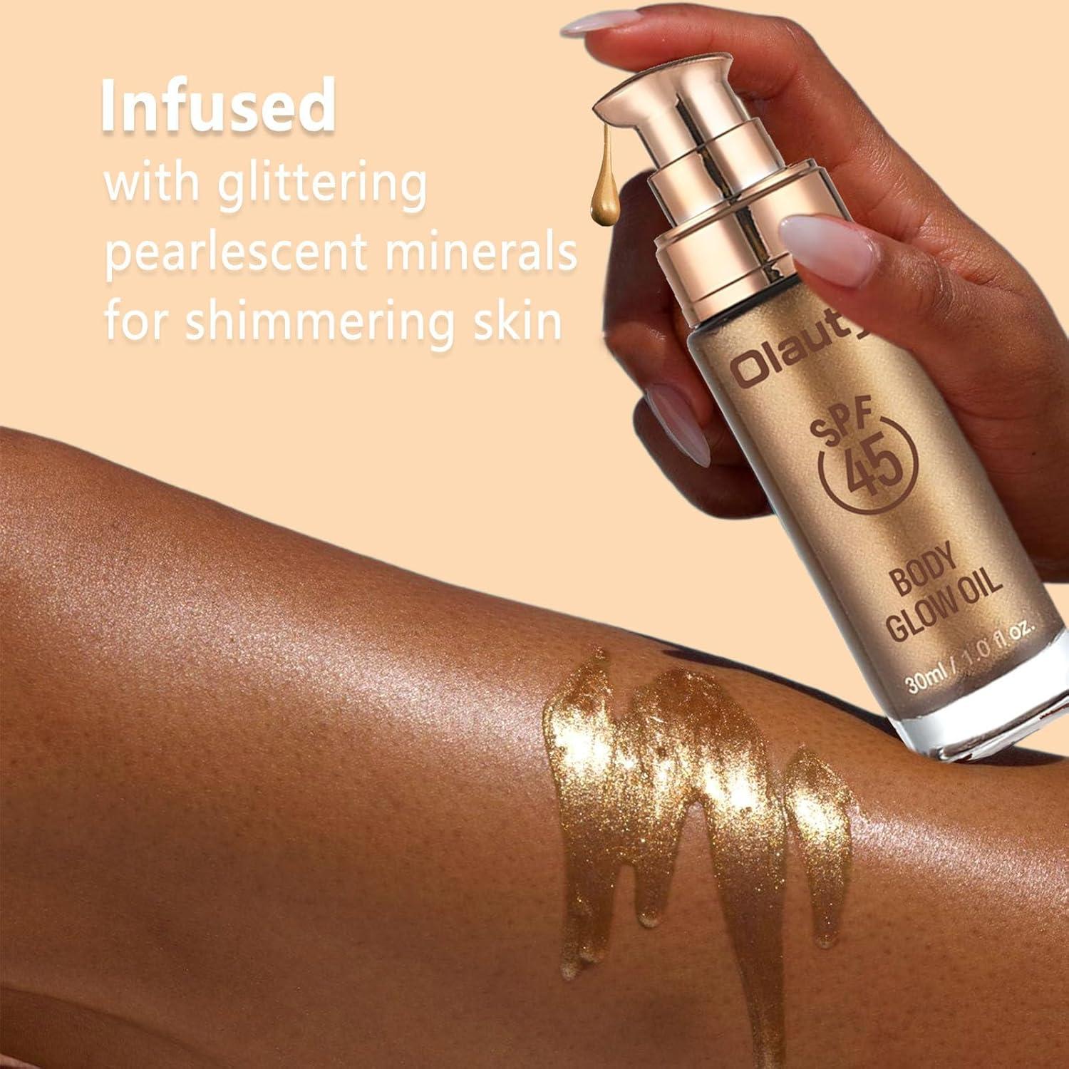 Aceite Iluminador Corporal SPF 45 Loci Brillante 99g