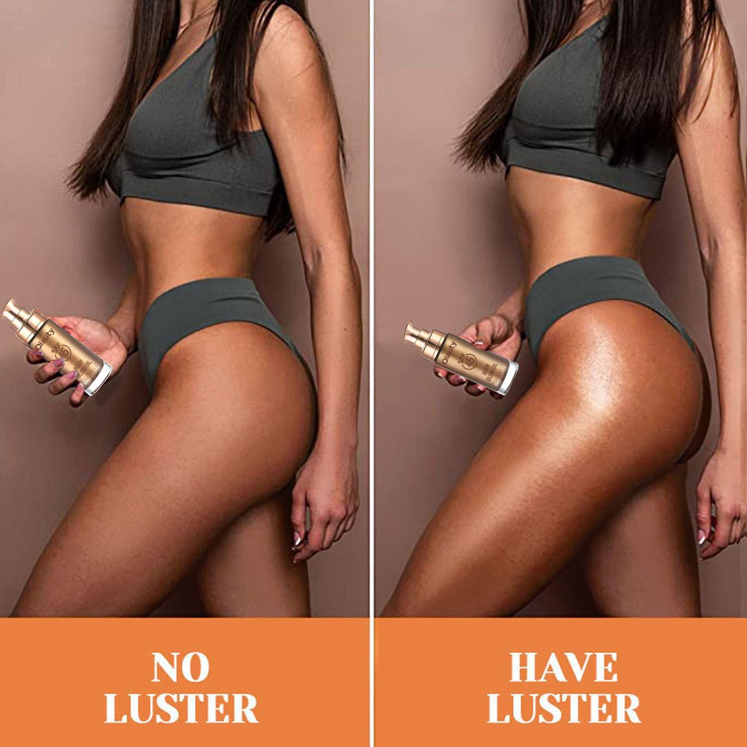 Aceite Iluminador Corporal SPF 45 Loci Brillante 99g