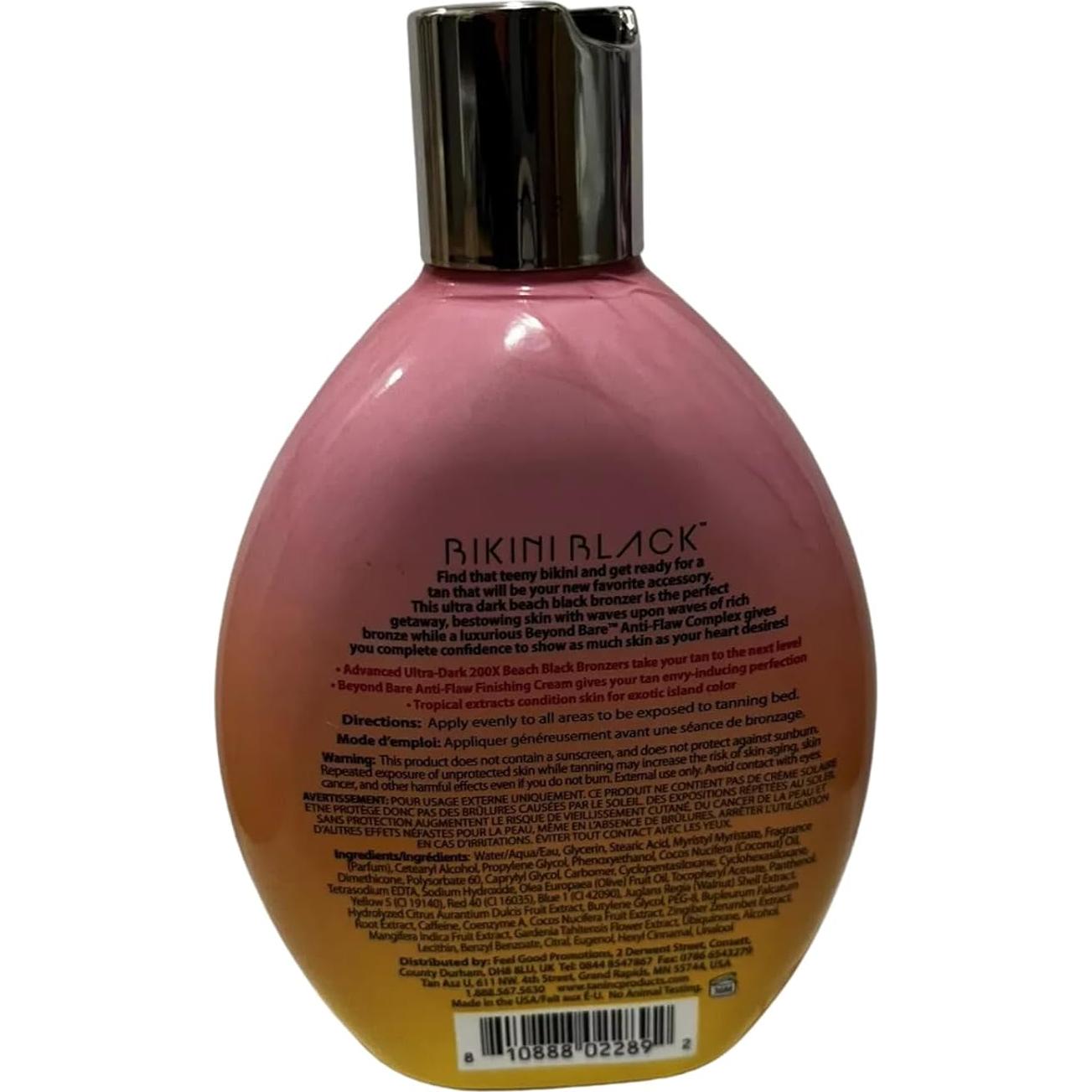 Bronceador Negro Ultra Oscuro 200X Tan Asz U Bikini 381 ml