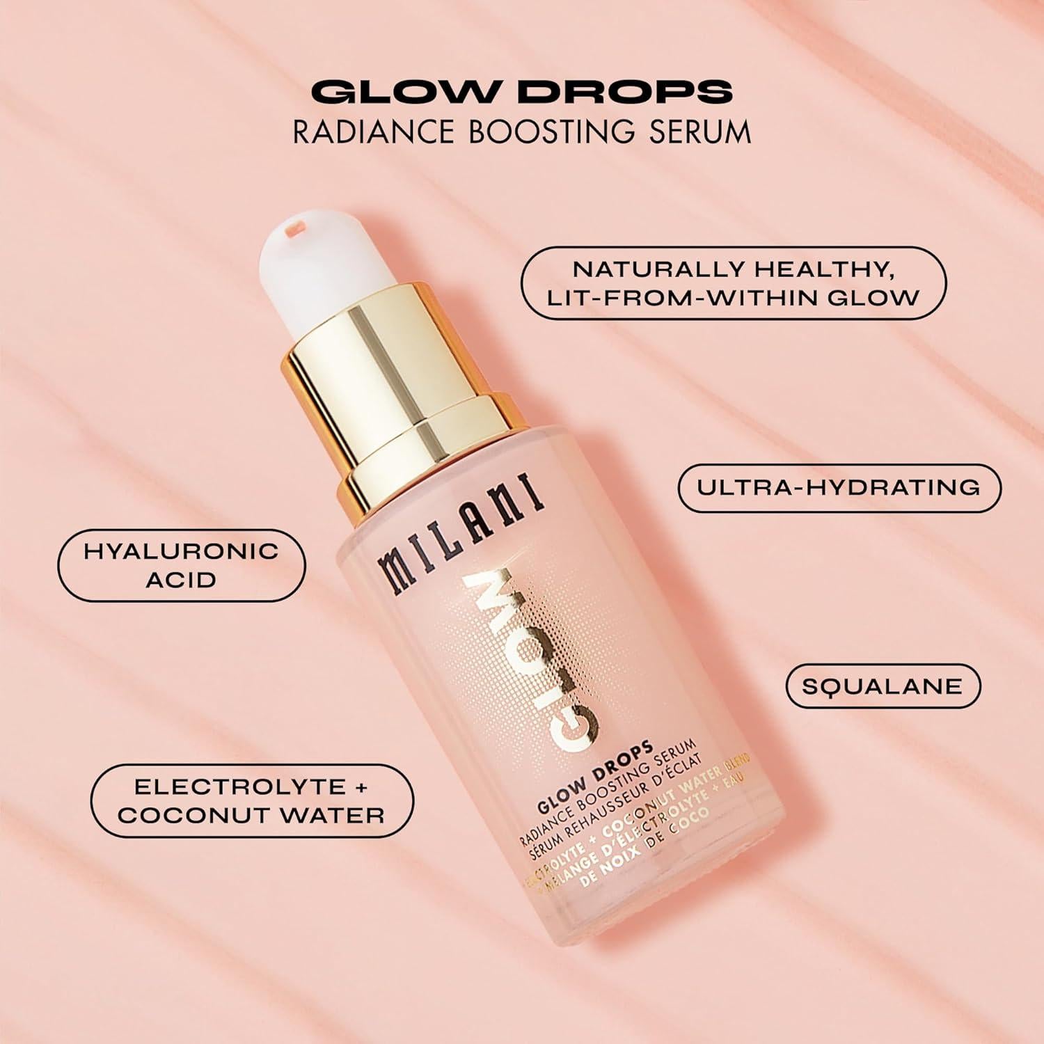Suero Iluminador Milani Glow Drops 29.57 ml Hidratante