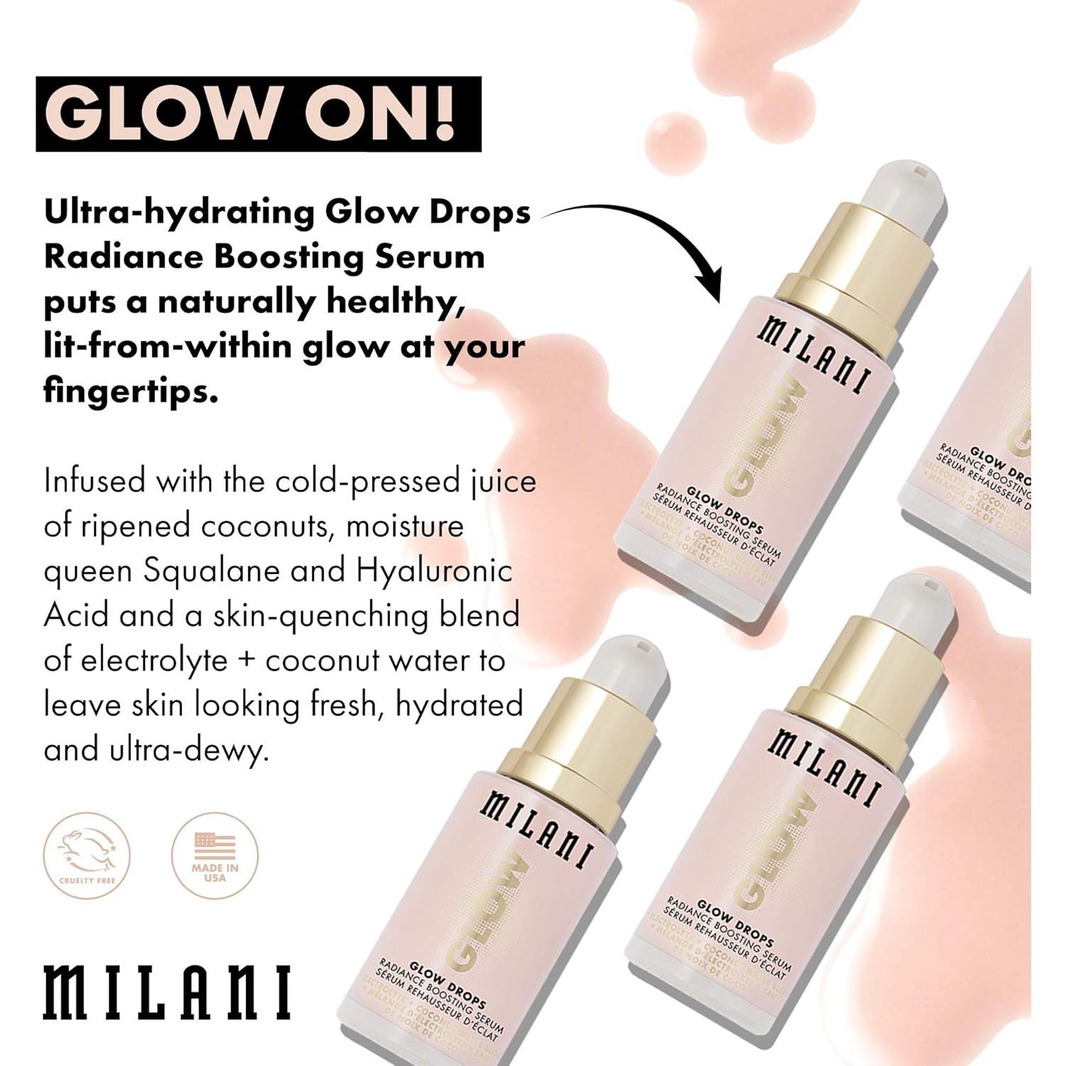 Suero Iluminador Milani Glow Drops 29.57 ml Hidratante