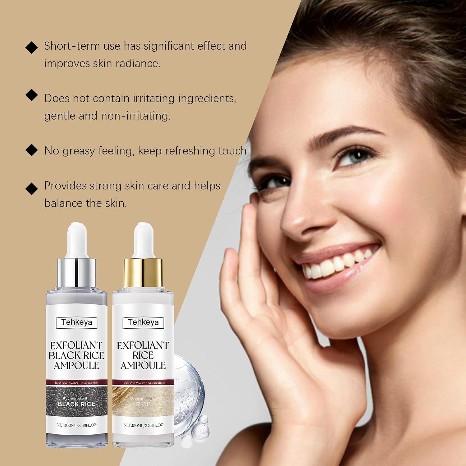 Duo Ampoule Glow Rice Peel Shot Aceaura 100 ml Exfoliante Hidratante