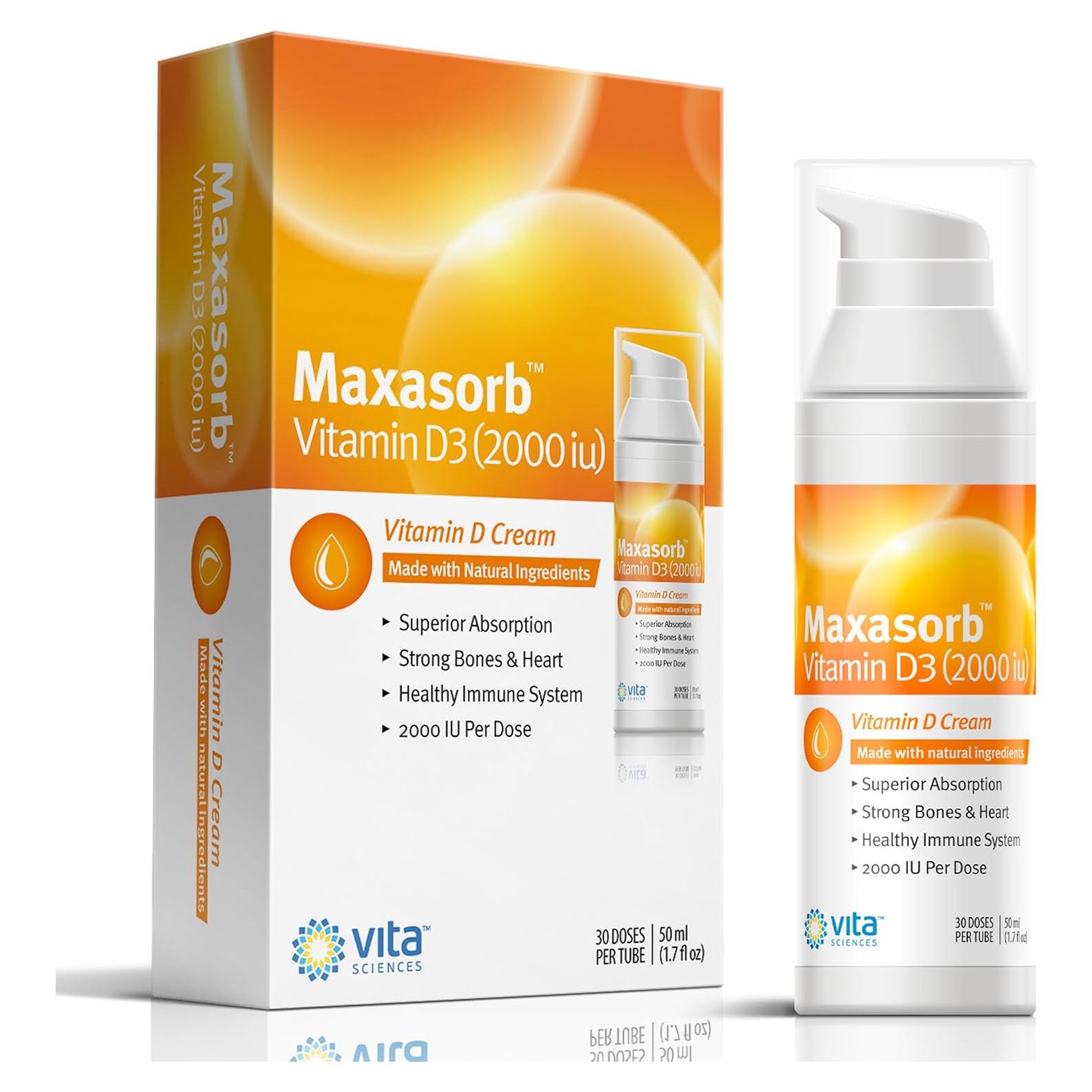 Crema de Vitamina D3 Vita Sciences 30 ml - Máxima Absorción