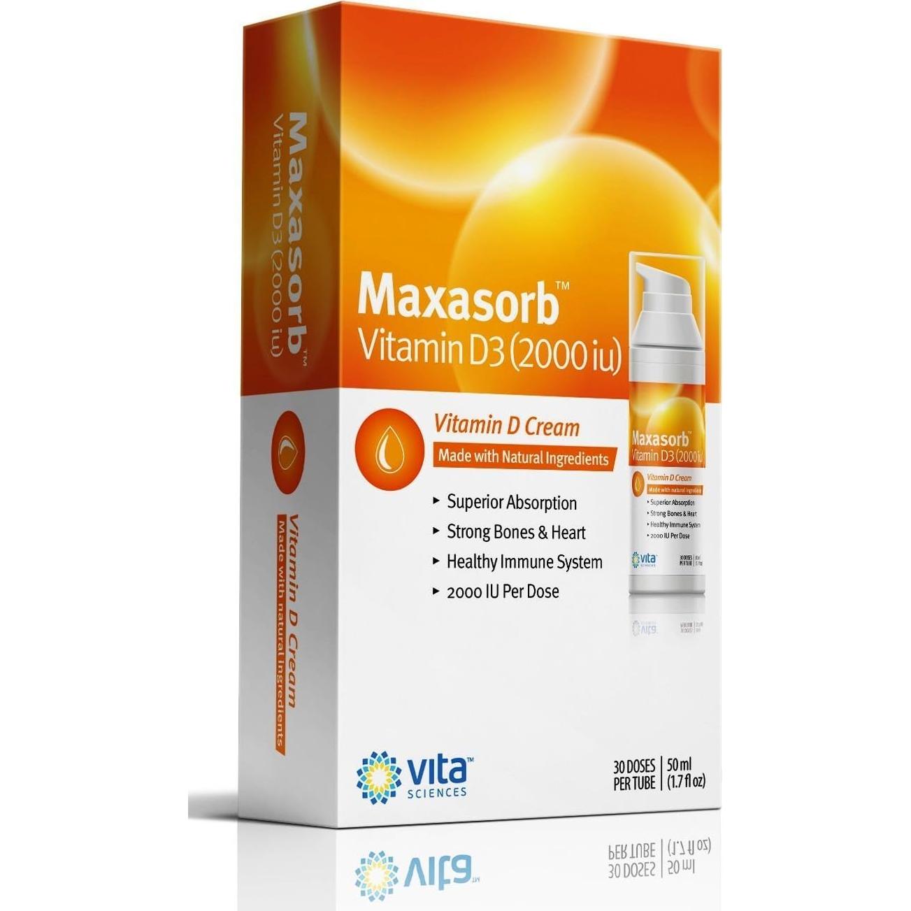 Crema de Vitamina D3 Vita Sciences 30 ml - Máxima Absorción