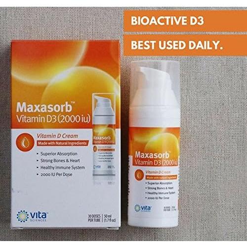 Crema de Vitamina D3 Vita Sciences 30 ml - Máxima Absorción