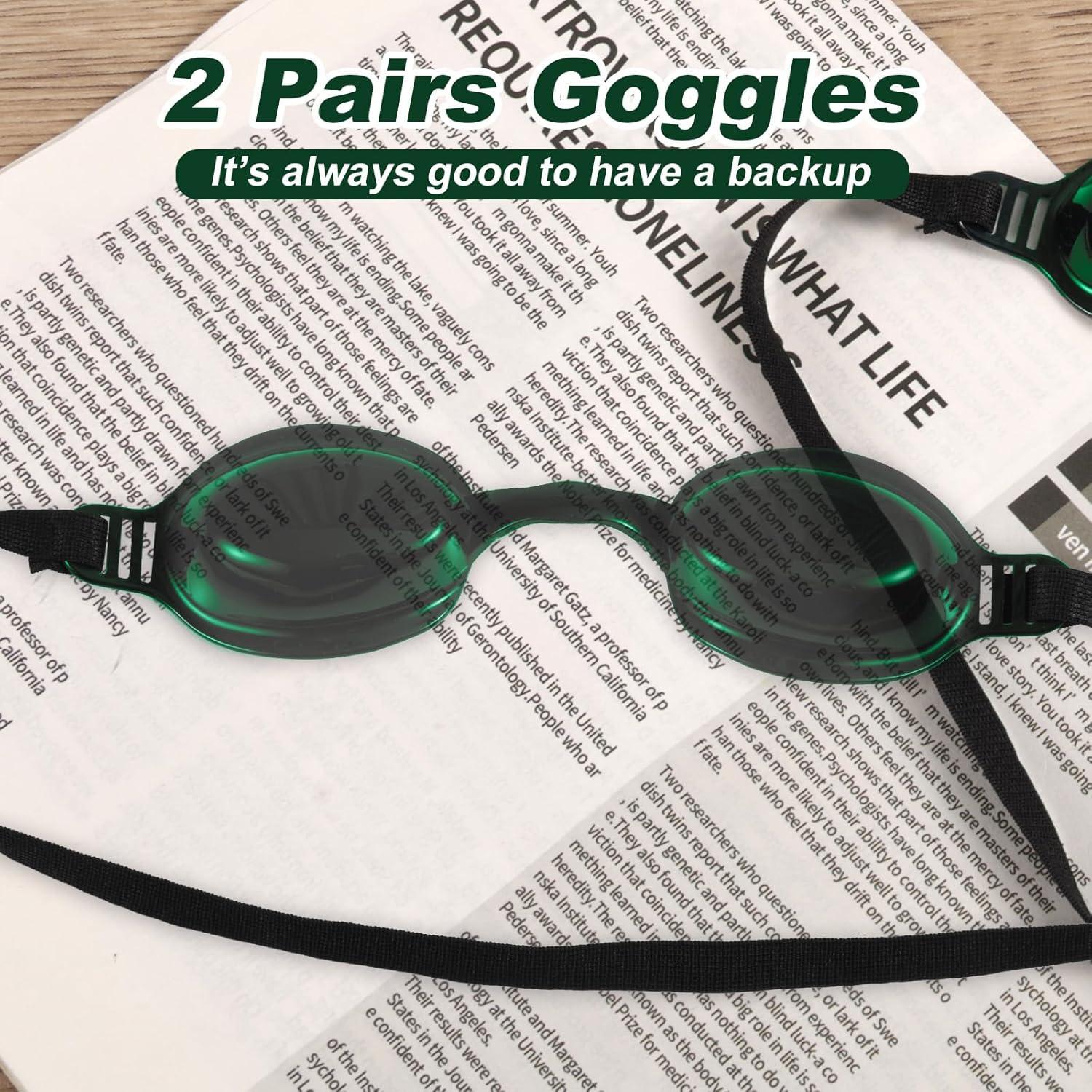 Gafas Protectores de Luz Roja Fukaisu - 2 Pares Transparentes