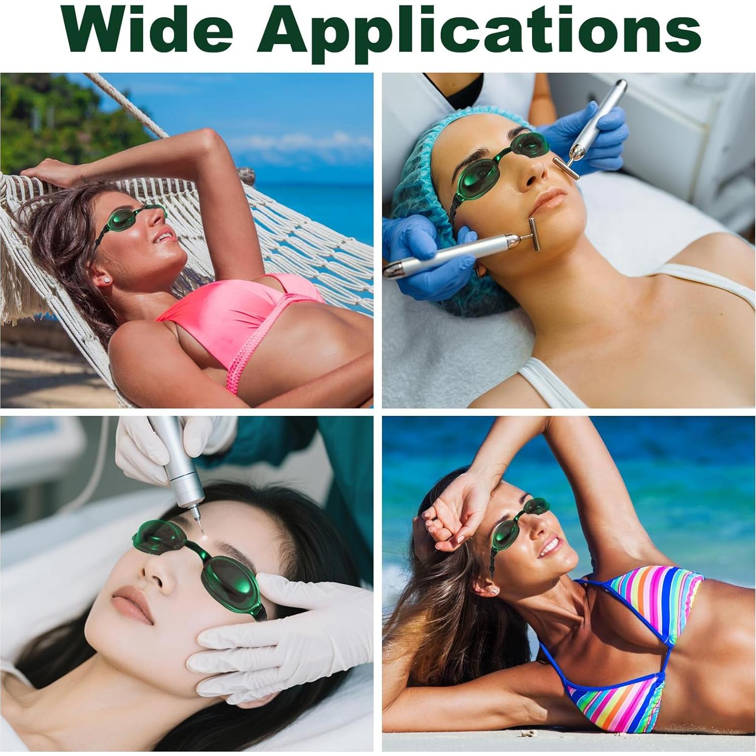 Gafas Protectores de Luz Roja Fukaisu - 2 Pares Transparentes