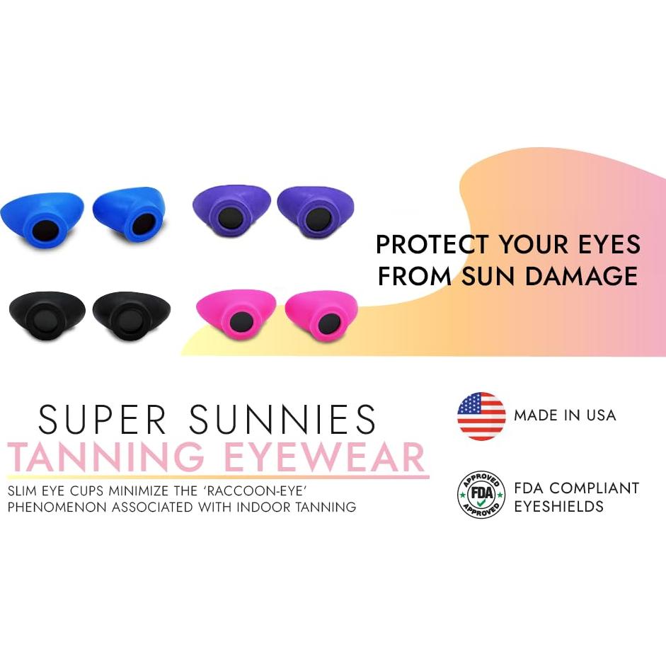 Gafas de Protección UV Super Sunnies para Camas de Bronceado
