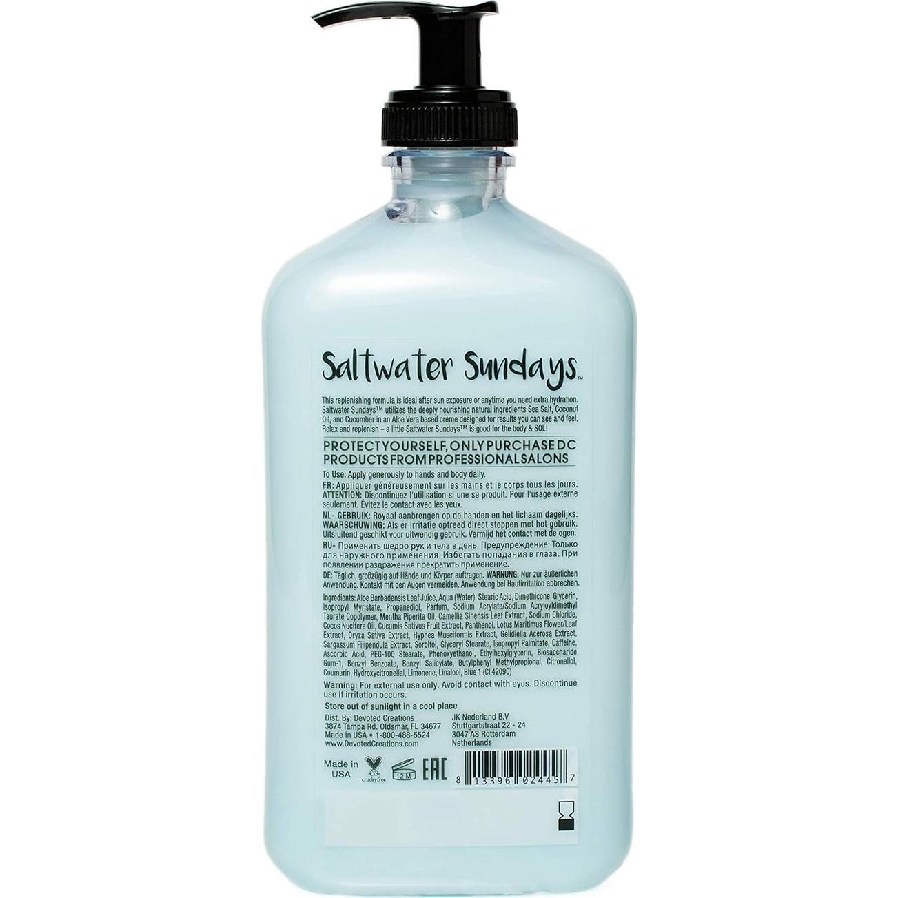 Hidratante Corporal Devoted Creations Saltwater Sundays 570g