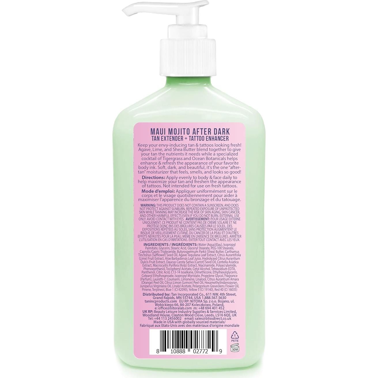 Loción Hidratante Post Bronceado Brown Sugar 570ml - Mejora Tatuajes