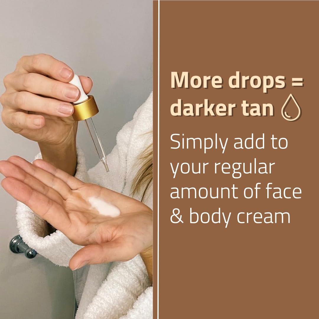 Gotas de Bronceado Facial YEOUTH 30ml - Personalizables y Sin Olor