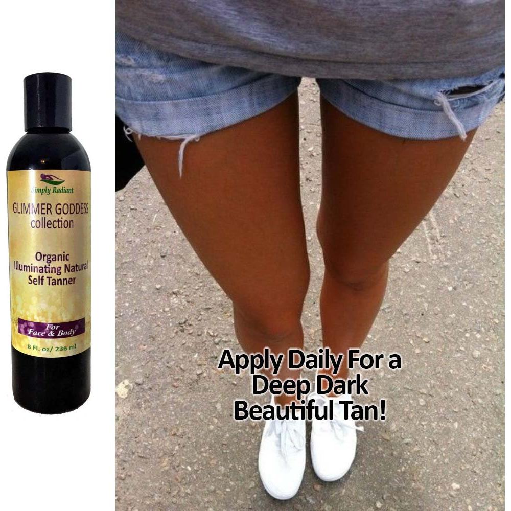 Loción bronceadora orgánica Glimmer Goddess 227g