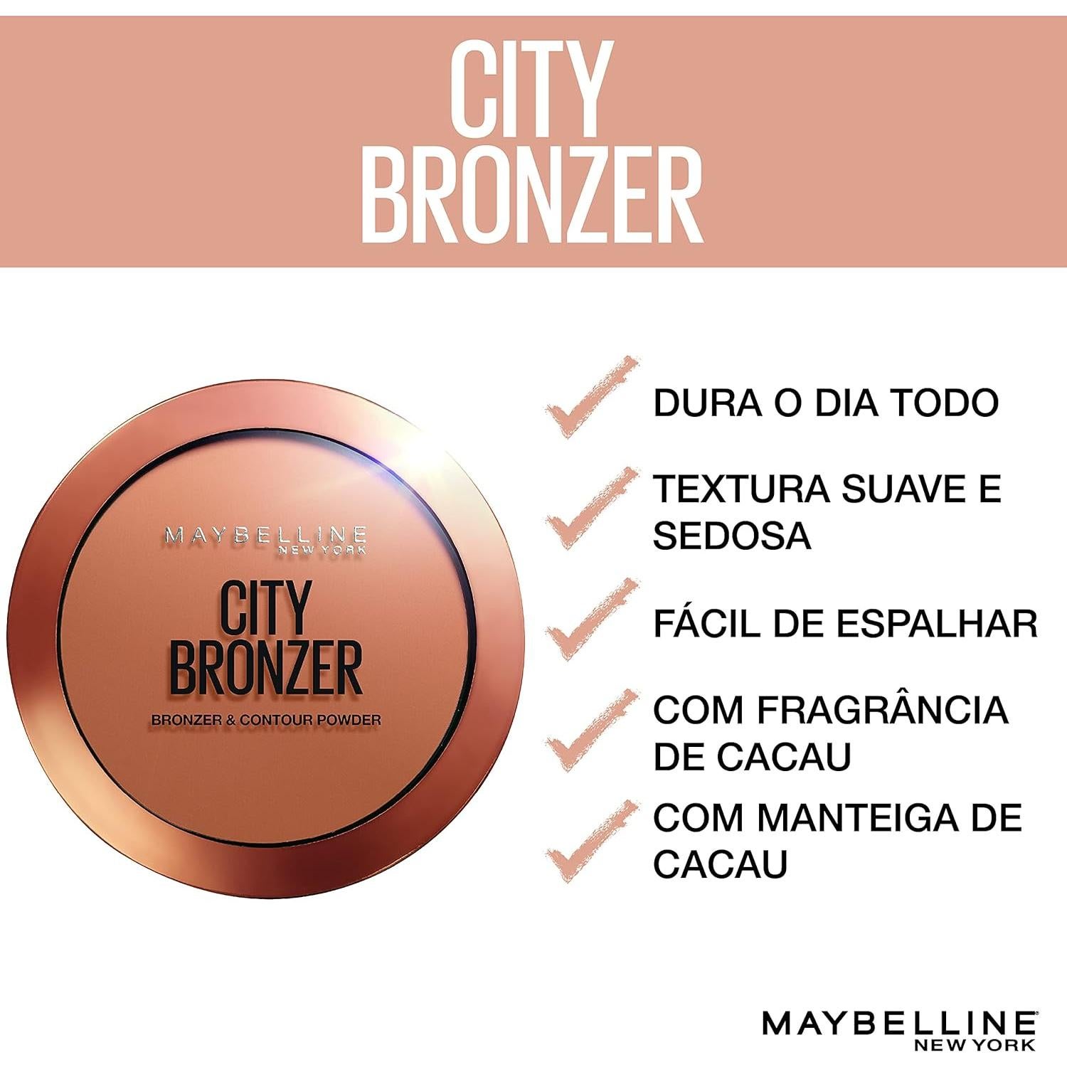 Polvo Bronceador y Contorno Maybelline 200 - 9.07 g
