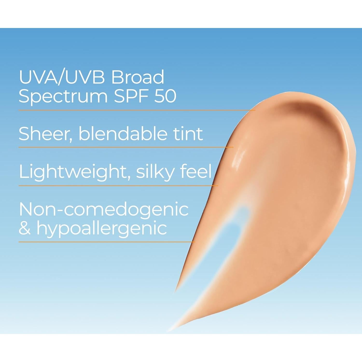 Eucerin Protector Solar Facial Tinteado SPF 50 74 ml