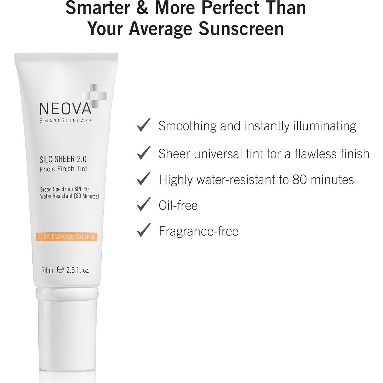 Protector Solar Tinte NEOVA SmartSkincare SPF 40 75ml