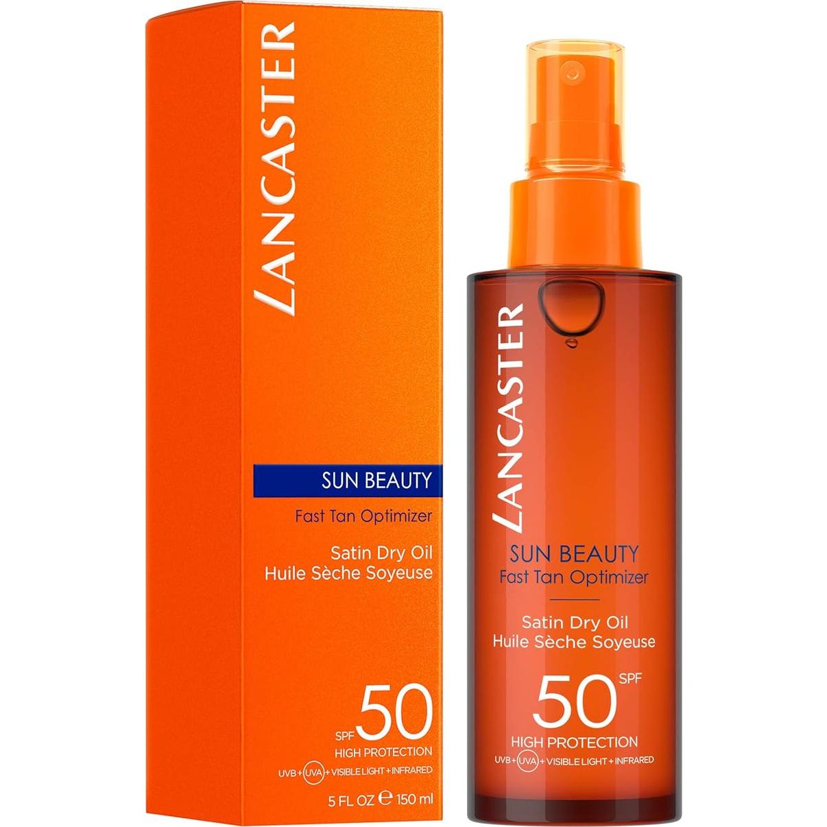 Aceite Seco Bronceador Lancaster Sun Beauty SPF 50 - 150 ml