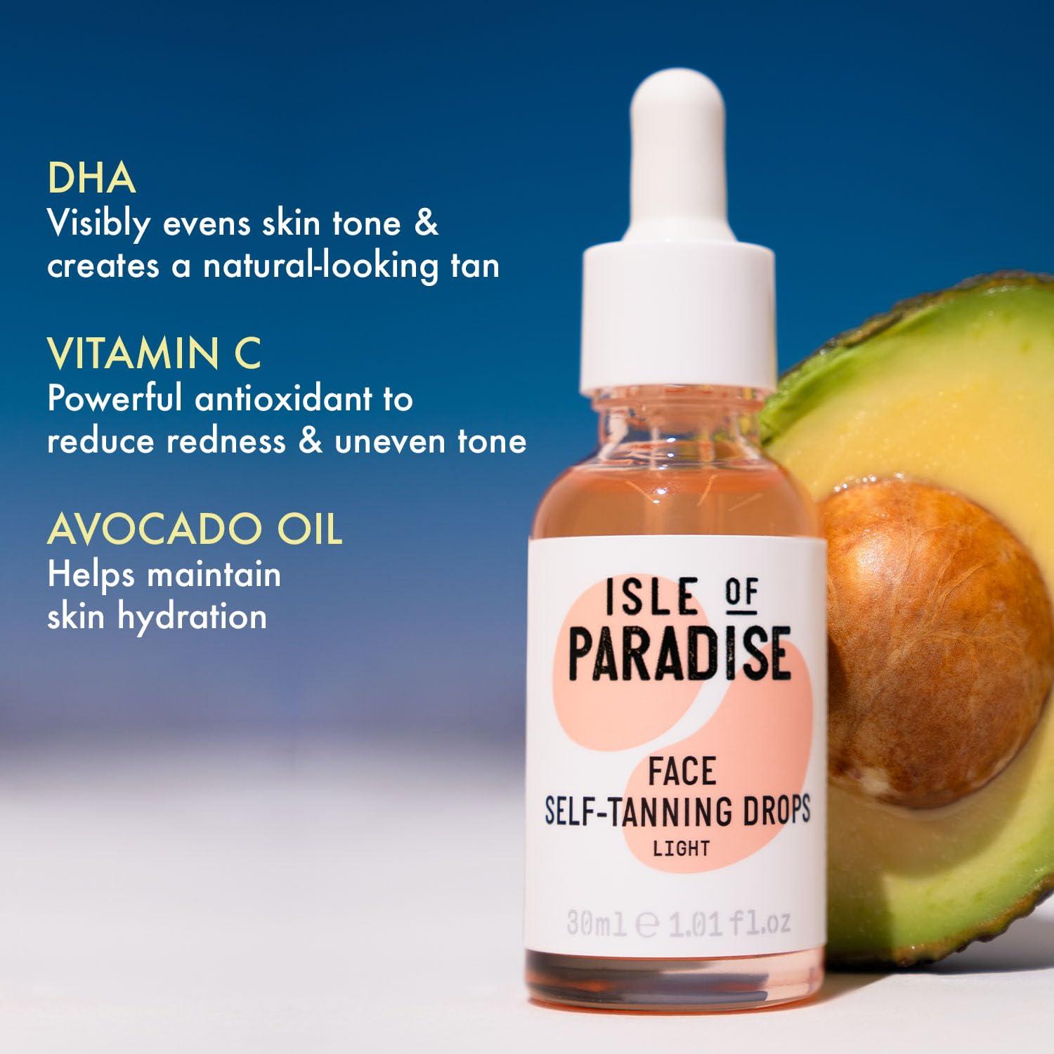 Gotas de Bronceado Autoadhesivo Isla del Paraíso 30 ml Vegano