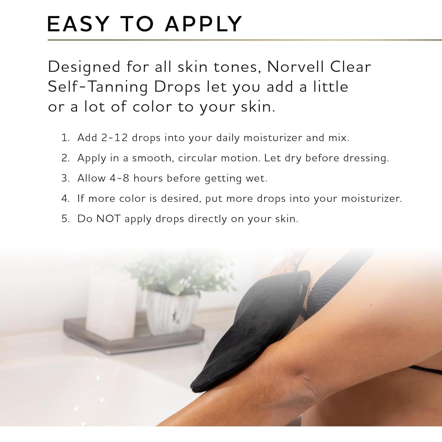 Gotas Autobronceadoras Claras Norvell 30 ml - Personaliza Brillo