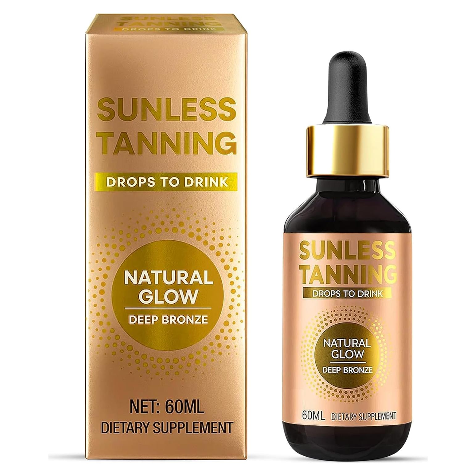 Gotas de bronceado sin sol MAXBOSS 60ml - Brillo natural