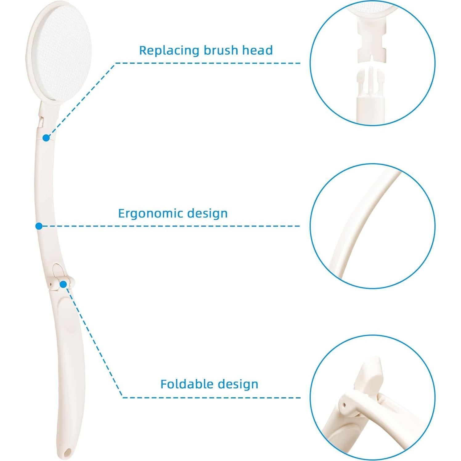 Aplicador de Loción Topfinder para Espalda y Piernas - 3 Cabezas