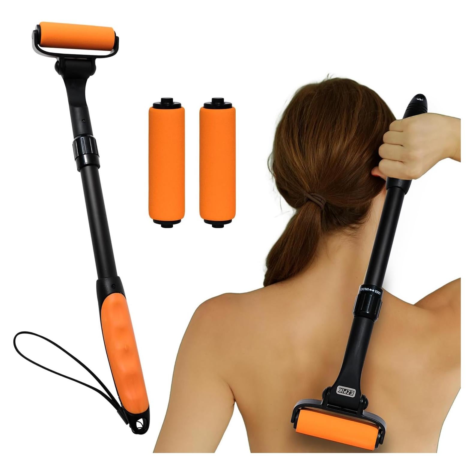 Aplicador de Loción EZPIK Curvado 58 cm para Espalda y Pies