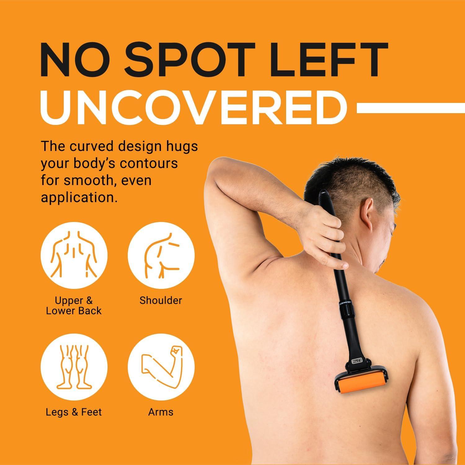 Aplicador de Loción EZPIK Curvado 58 cm para Espalda y Pies