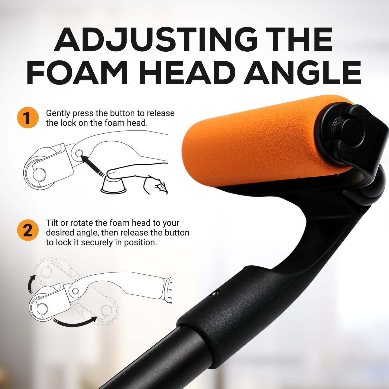 Aplicador de Loción EZPIK Curvado 58 cm para Espalda y Pies