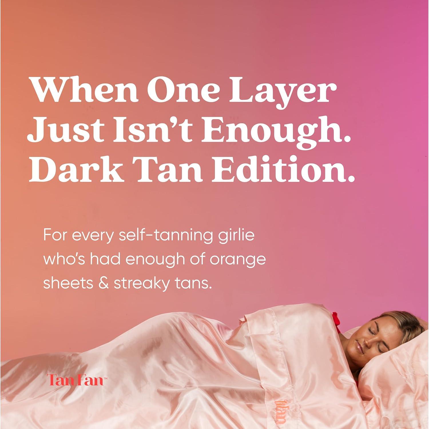 Sleep Sac Autobronceador Tan Fan - Seda 100% Oscuro 229.9x119.9cm