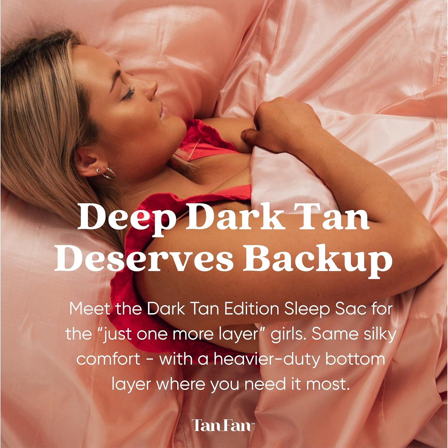 Sleep Sac Autobronceador Tan Fan - Seda 100% Oscuro 229.9x119.9cm