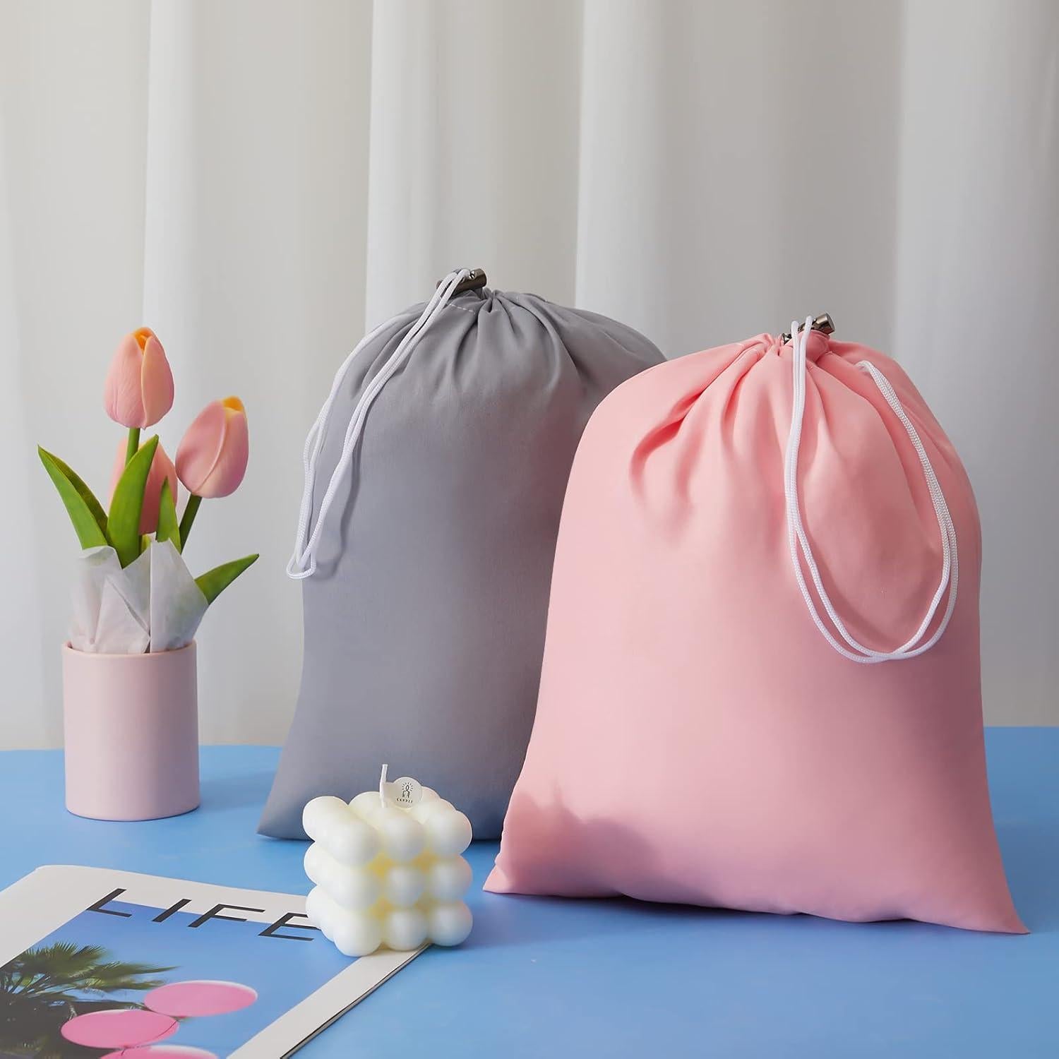 Funda de Dormir Irenare 2 Pcs Transpirable Rosa y Gris