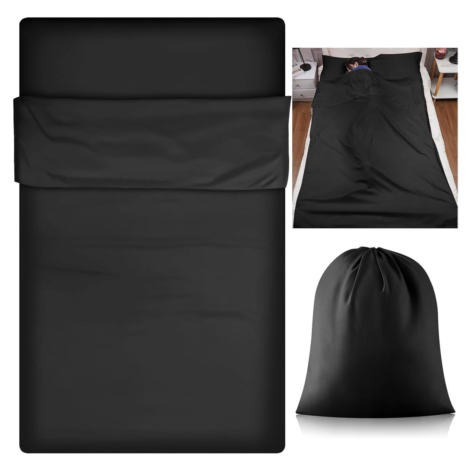 Saco de Sueño Autobronceador Irenare 200x115 cm Negro