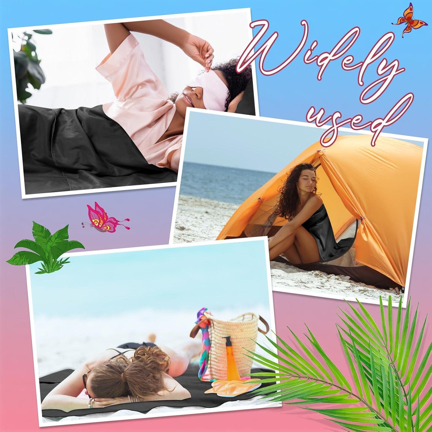 Saco de Sueño Autobronceador Irenare 200x115 cm Negro