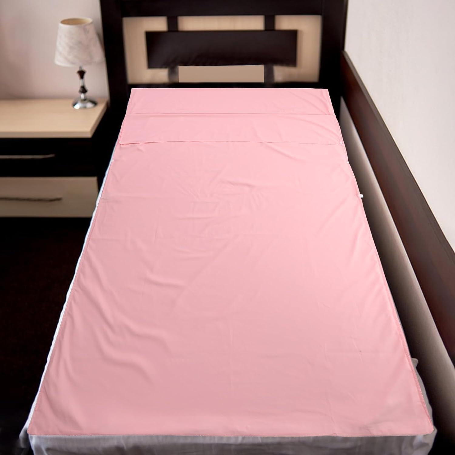 Saco de Sueño Autobronceador CIATBYYJ Rosa Transpirable 208x119cm