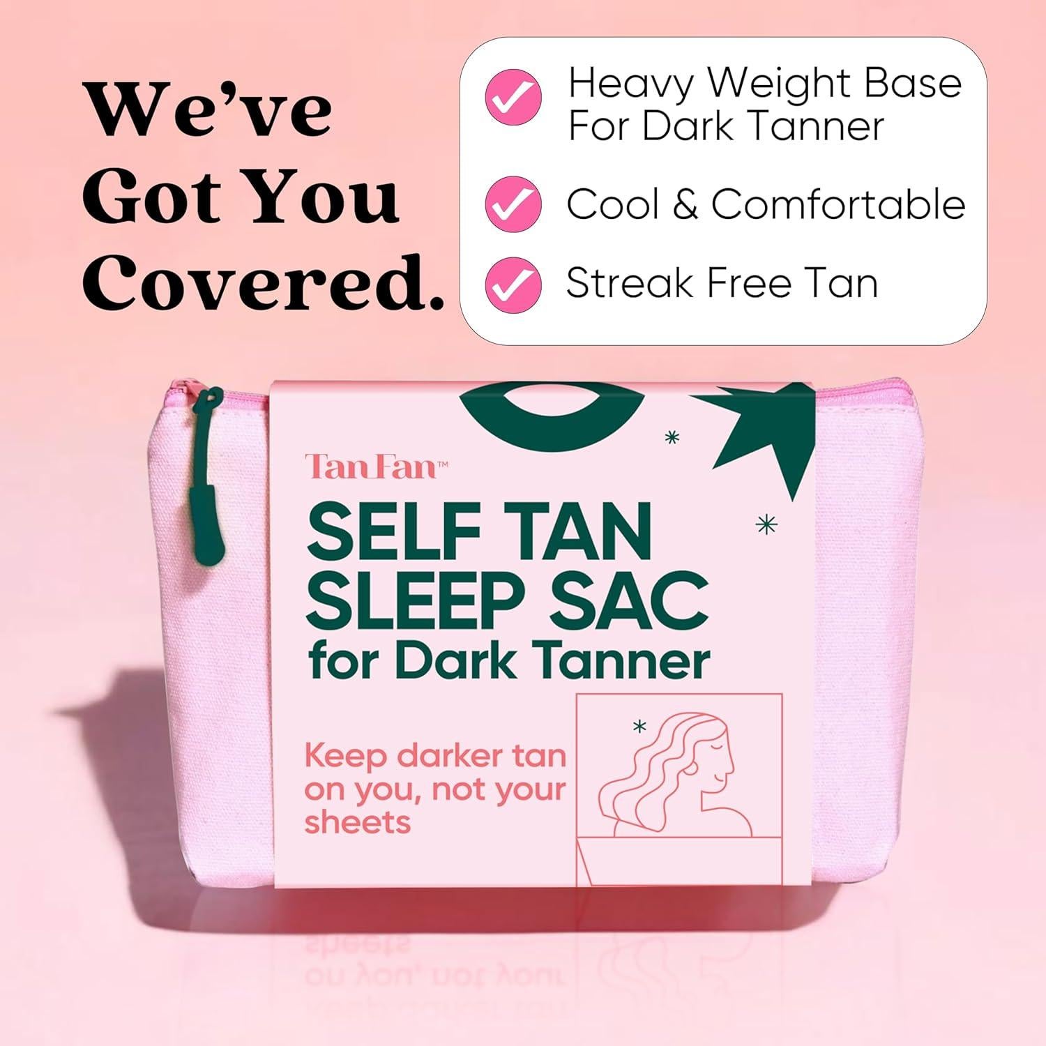 Saco de Sueño Tan Fan Bronceado Oscuro 229.9x119.8 cm